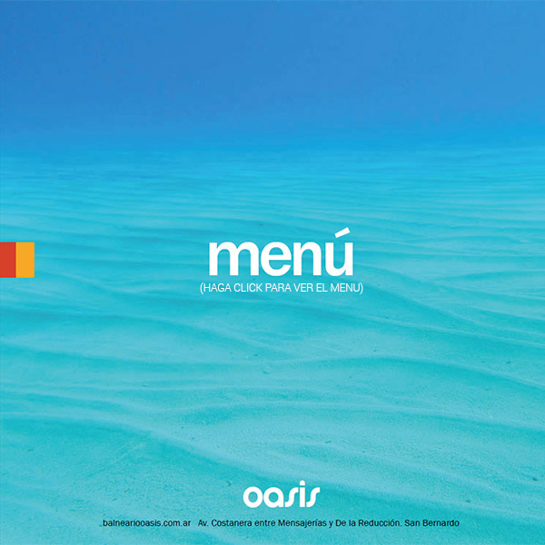 Menu Bar de Playa